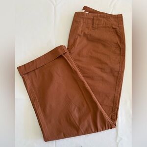a new day Women's Cropped Pants in Rust Brown